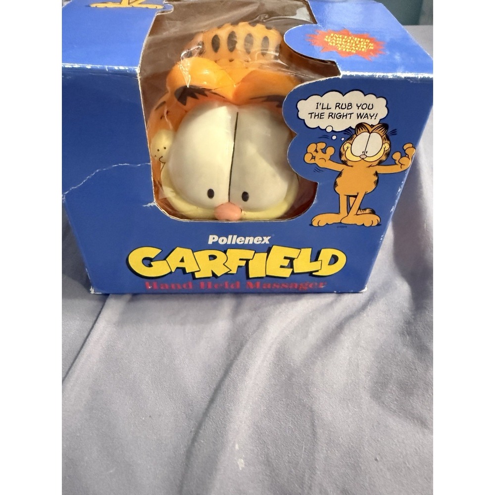 Vintage Garfield Hand Held Massager by Pollenex 1980's Used In Box